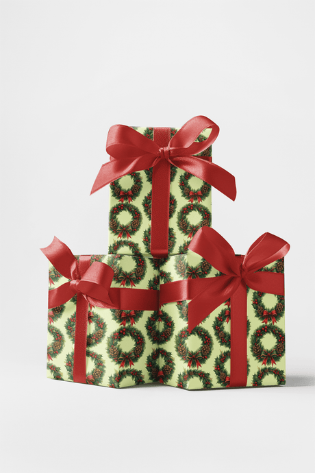 Evergreen Elegance - London Penny Gift Wrap