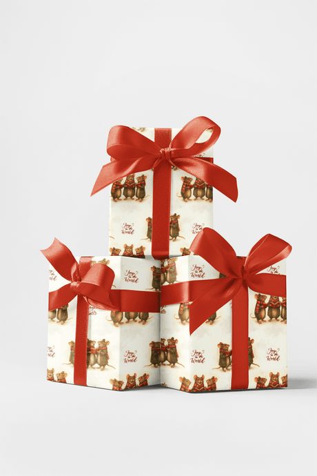 Jingle Mice - London Penny Gift Wrap