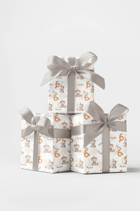 Hooray, I’m Six Today! - London Penny Gift Wrap