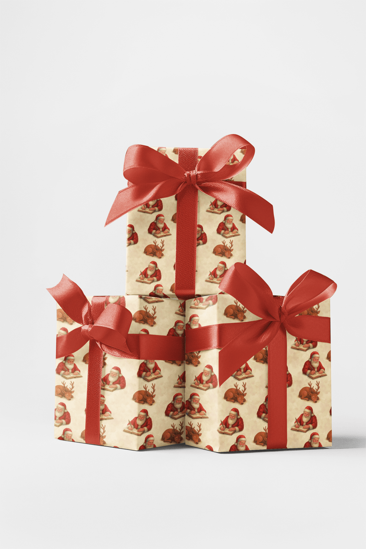 Dreaming Deer & Diary Claus - London Penny Gift Wrap