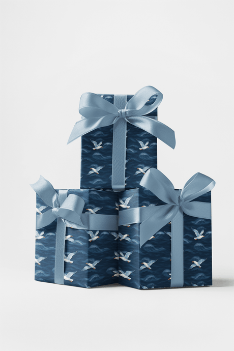 Waves and Wings - London Penny Gift Wrap