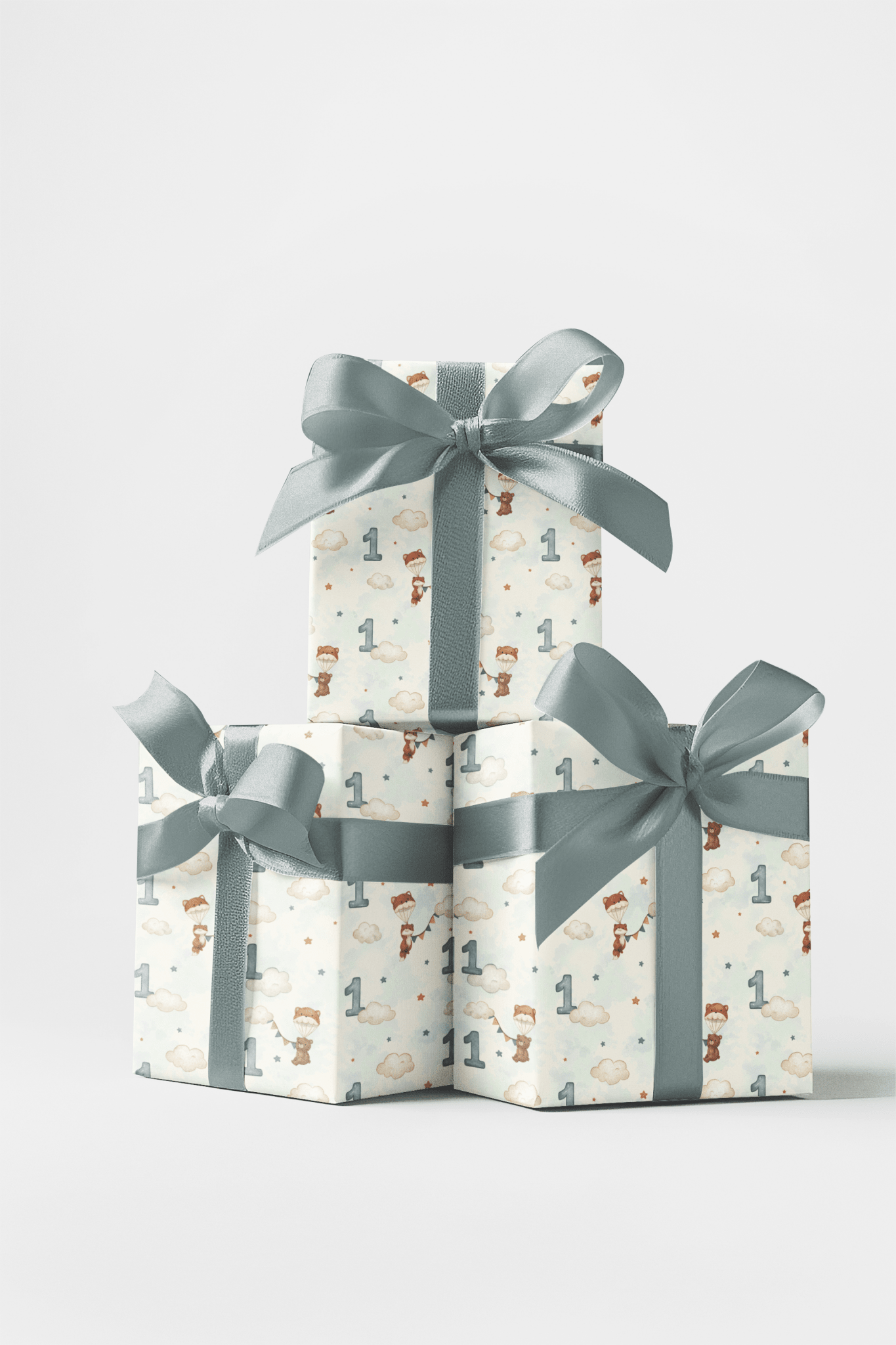 Little Star Turns One - London Penny Gift Wrap