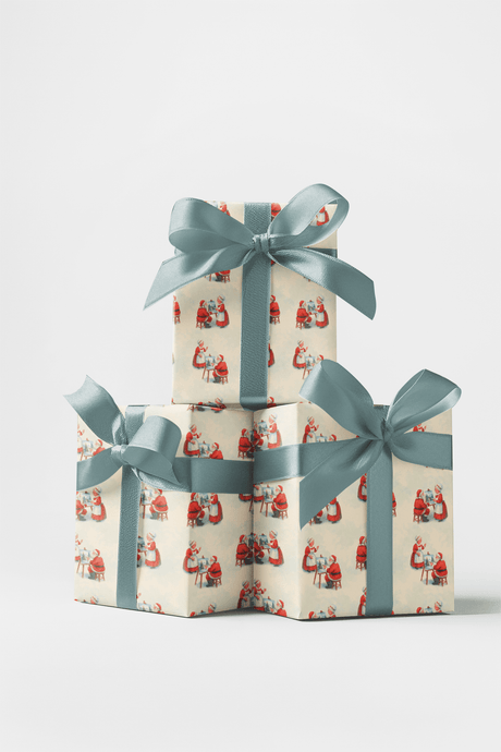 The Art of Christmas Cheer - London Penny Gift Wrap