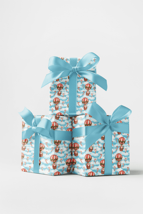 Holiday Balloon Ride - London Penny Gift Wrap