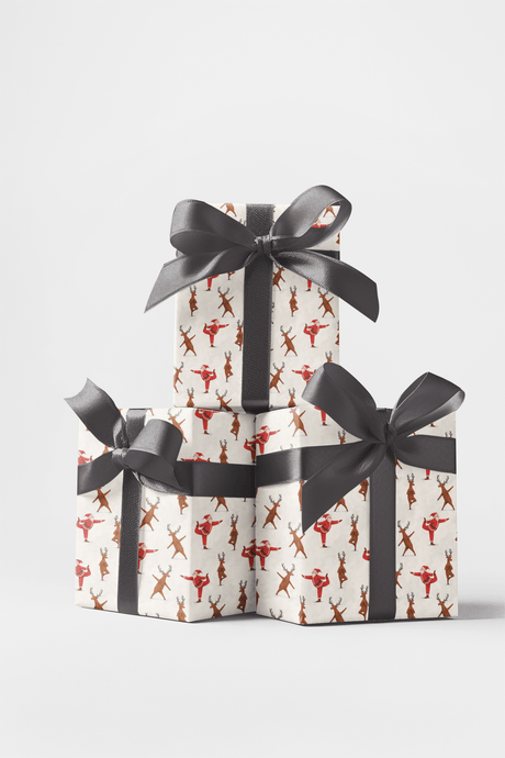 The Jolly Yoga Squad - London Penny Gift Wrap