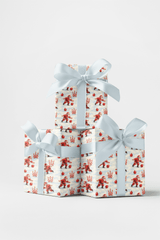 Bowling with Claus - London Penny Gift Wrap