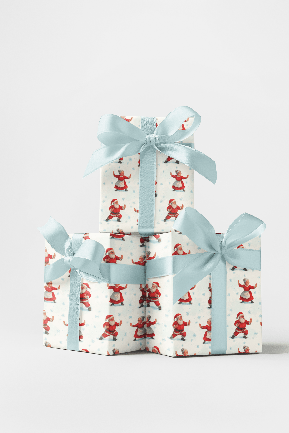 Tai Chi Claus - London Penny Gift Wrap