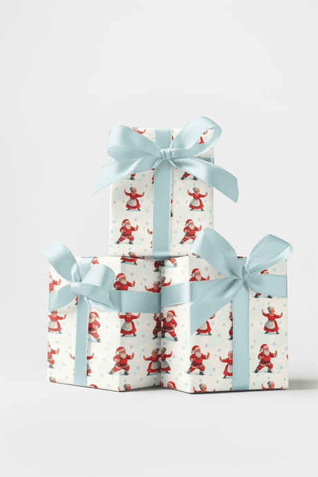 Tai Chi Claus - London Penny Gift Wrap