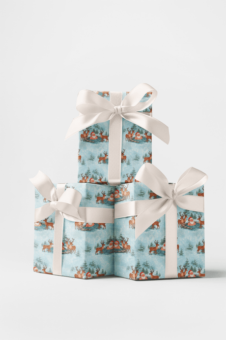 Santa’s Spa Day - London Penny Gift Wrap