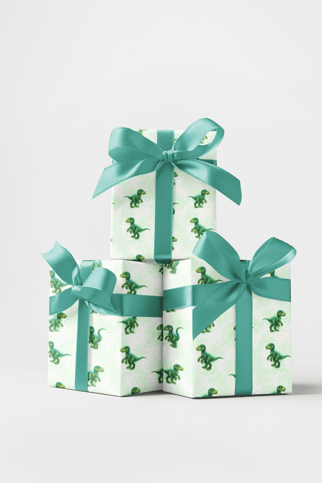 Raptor Rush - London Penny Gift Wrap