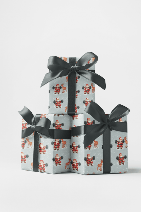 Ho-Ho Heavy Lifts - London Penny Gift Wrap