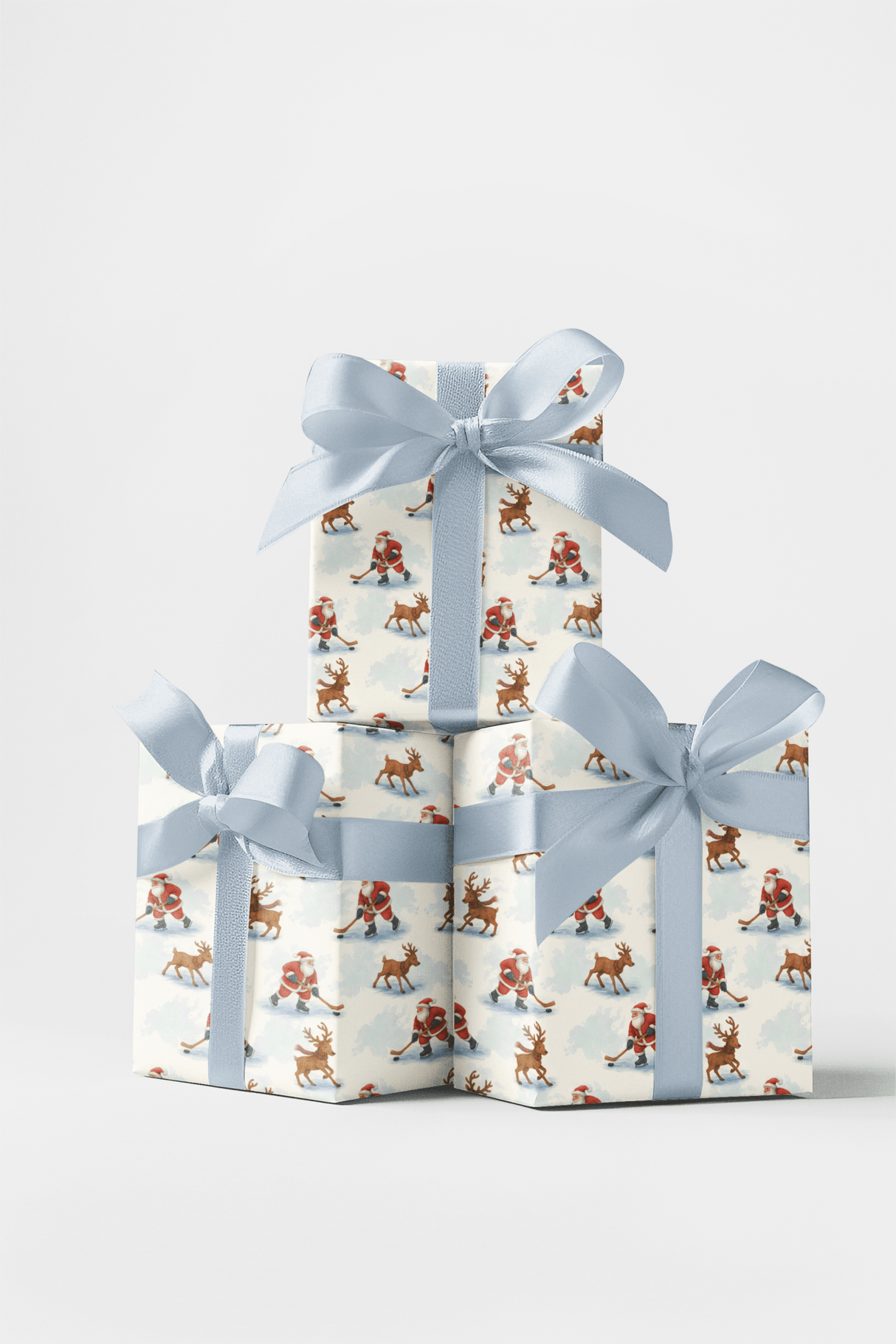 Jingle Bell Hockey - London Penny Gift Wrap