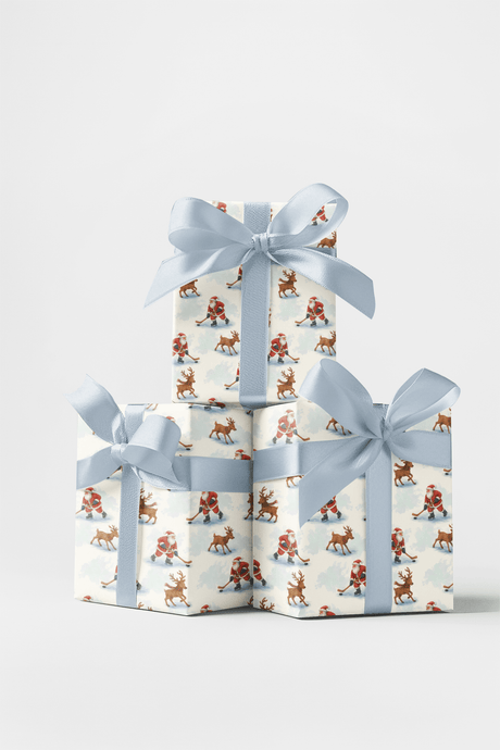 Jingle Bell Hockey - London Penny Gift Wrap