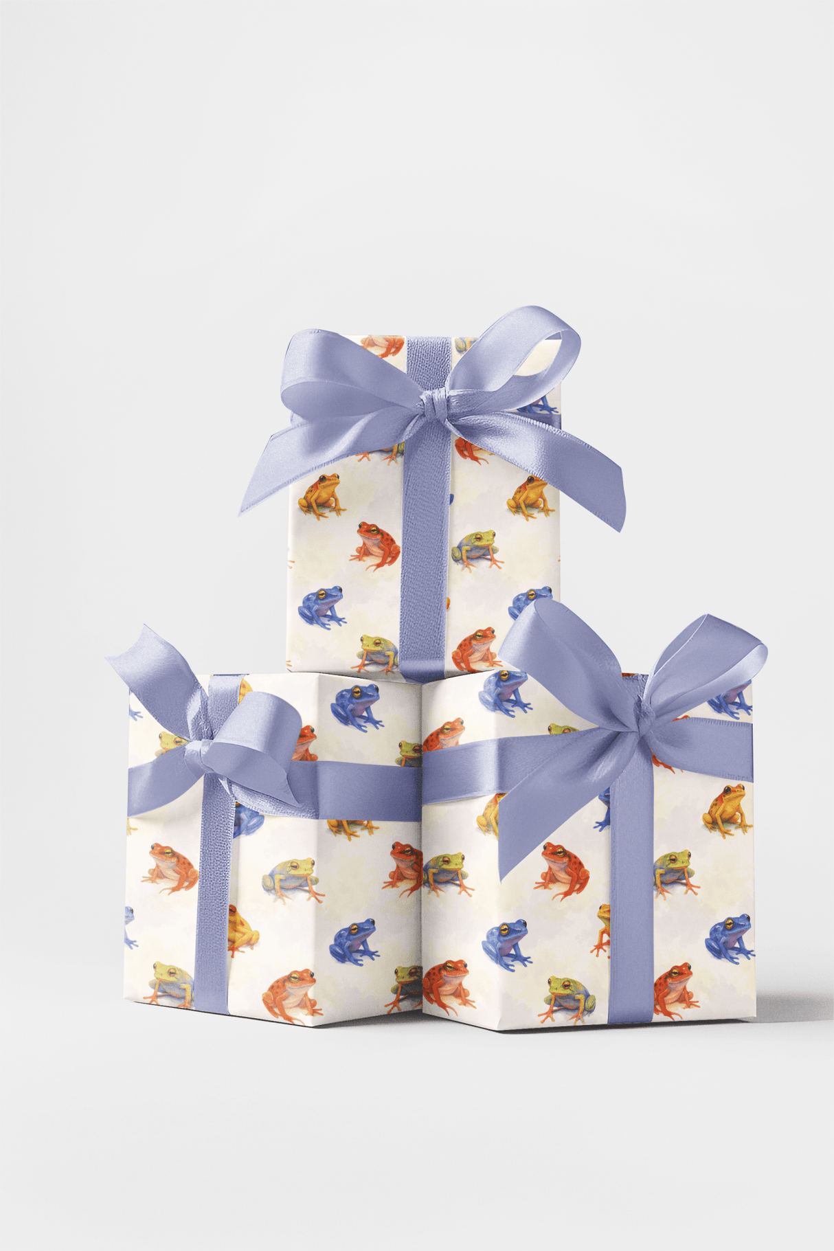 Frogs in Bloom - London Penny Gift Wrap