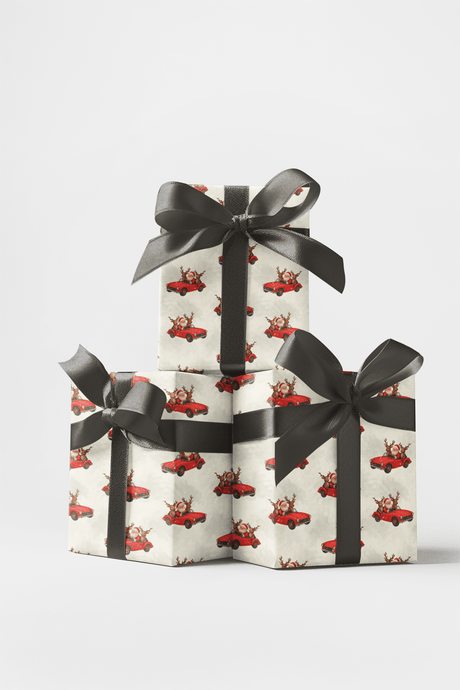 Santa’s Convertible Christmas - London Penny Gift Wrap