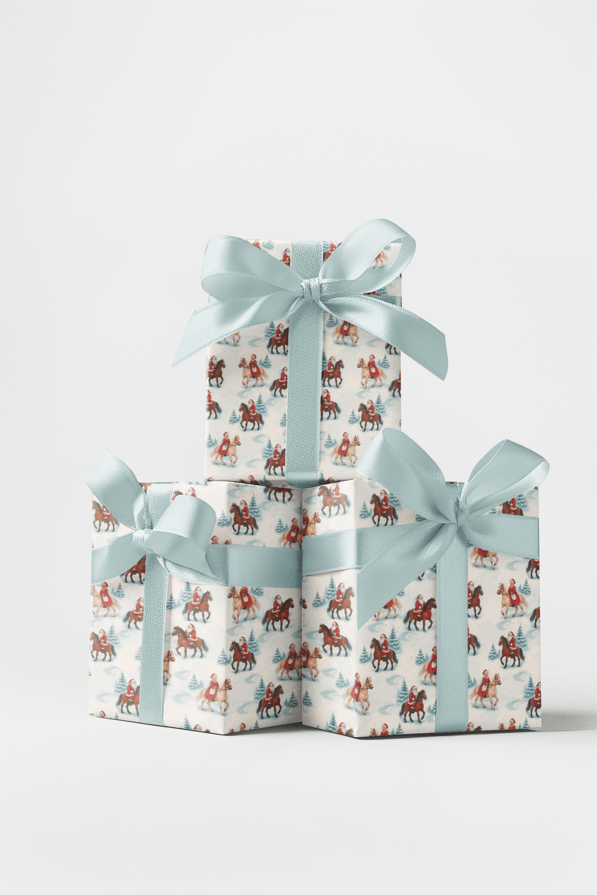 North Pole Rodeo - London Penny Gift Wrap