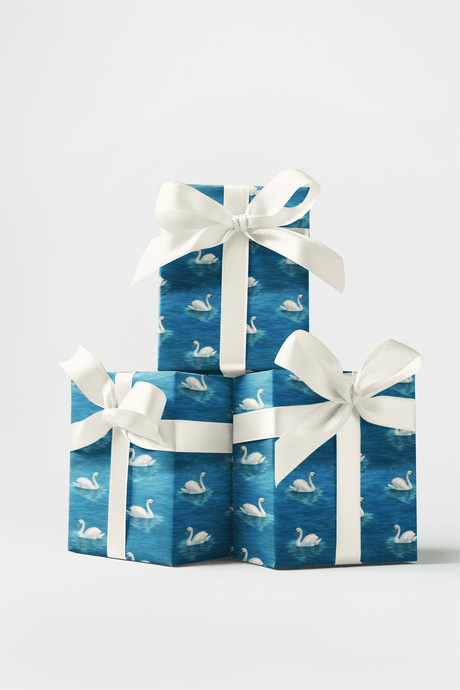 Swan Lake Serenity - London Penny Gift Wrap
