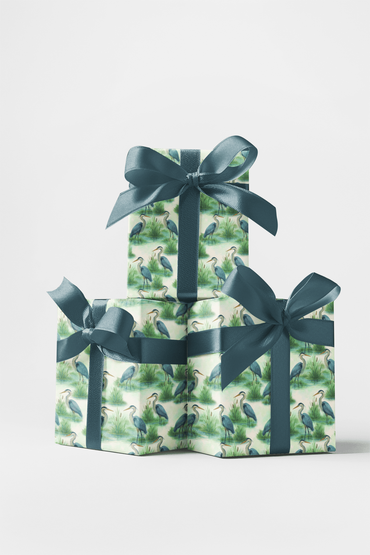 Blue Heron Harmony - London Penny Gift Wrap