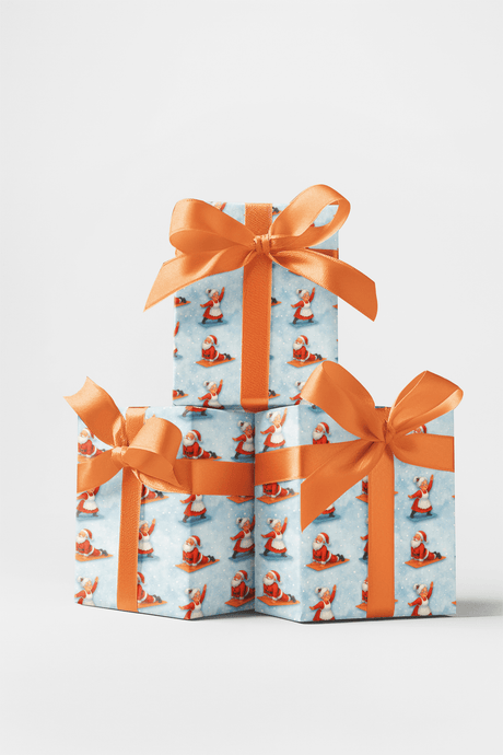 The Merry Yoga Flow - London Penny Gift Wrap