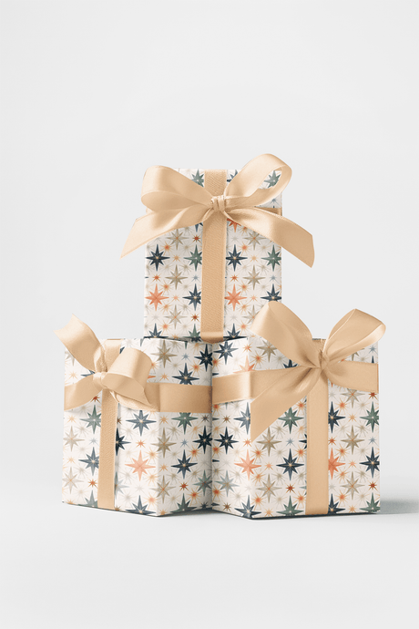 Scandi Stars - London Penny Gift Wrap