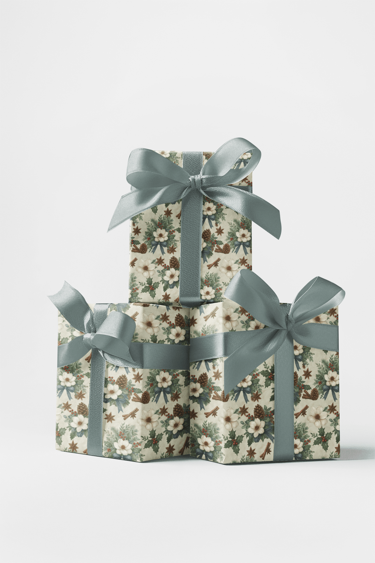 Cozy Christmas Bouquet - London Penny Gift Wrap