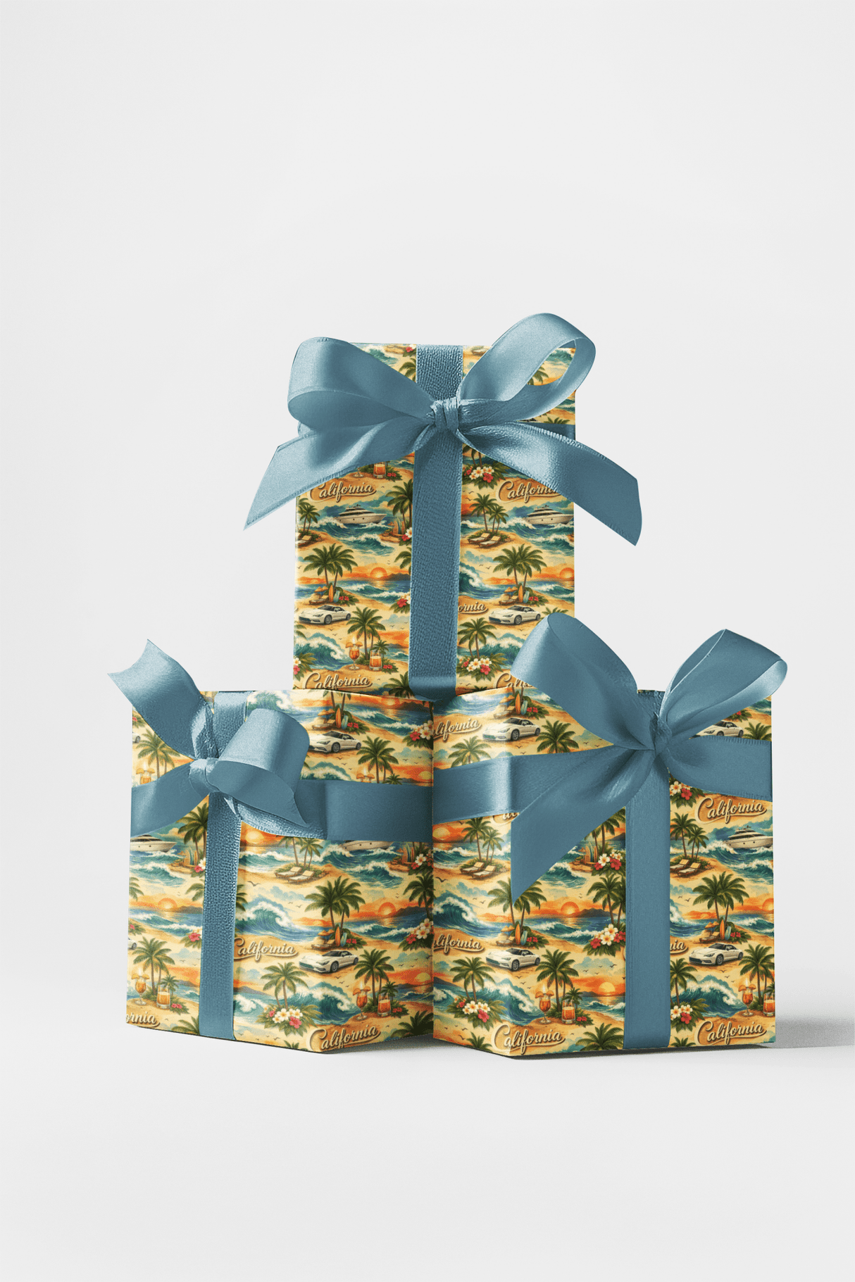 California Golden Coast - London Penny Gift Wrap