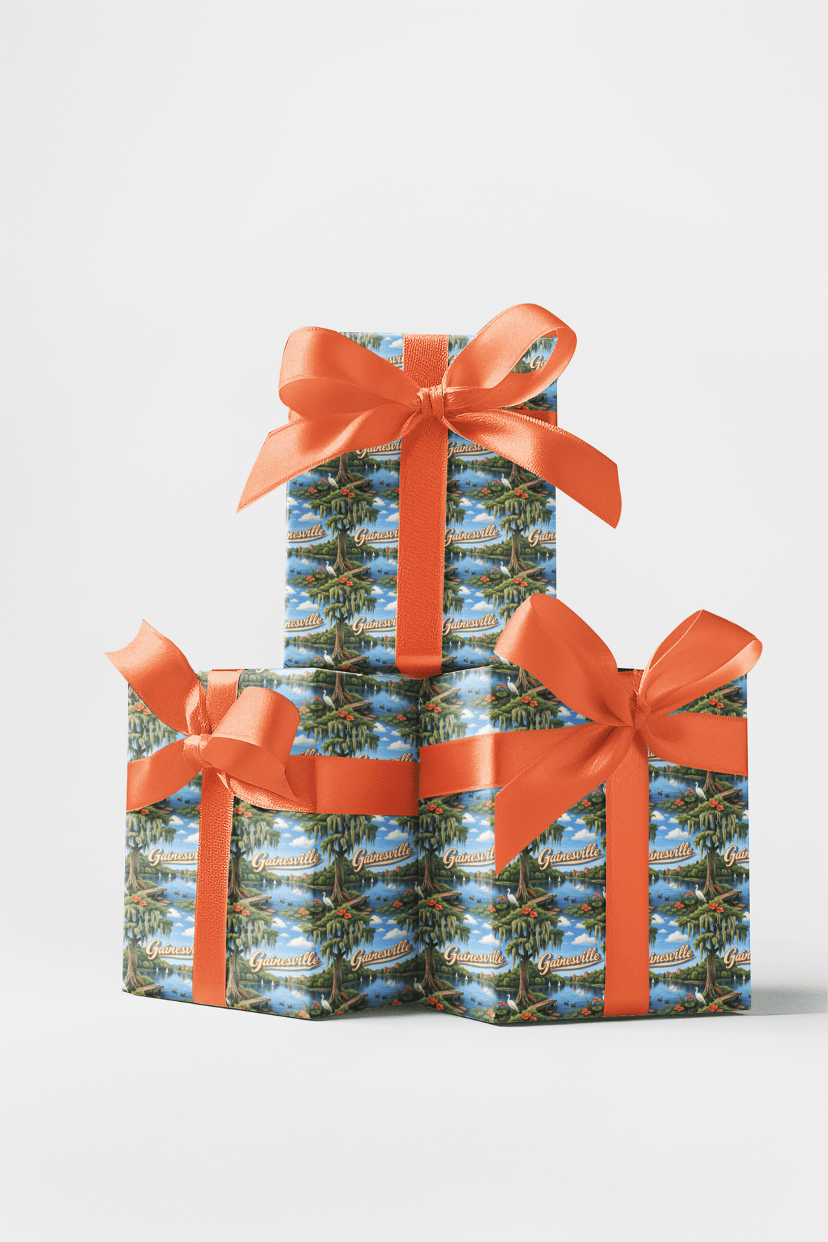 Gainesville Gator Country Glow - London Penny Gift Wrap