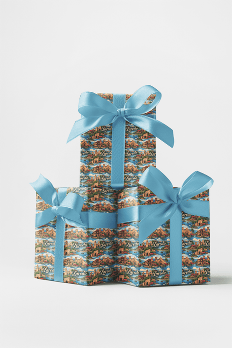 Laredo Border Sunset - London Penny Gift Wrap