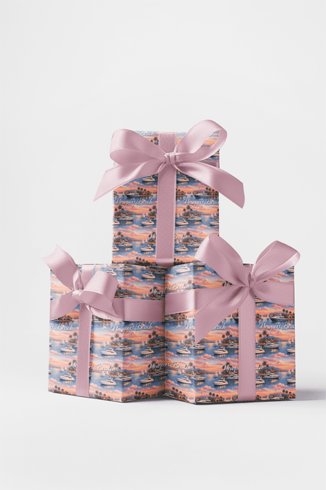 Newport Beach Harbor Glow - London Penny Gift Wrap