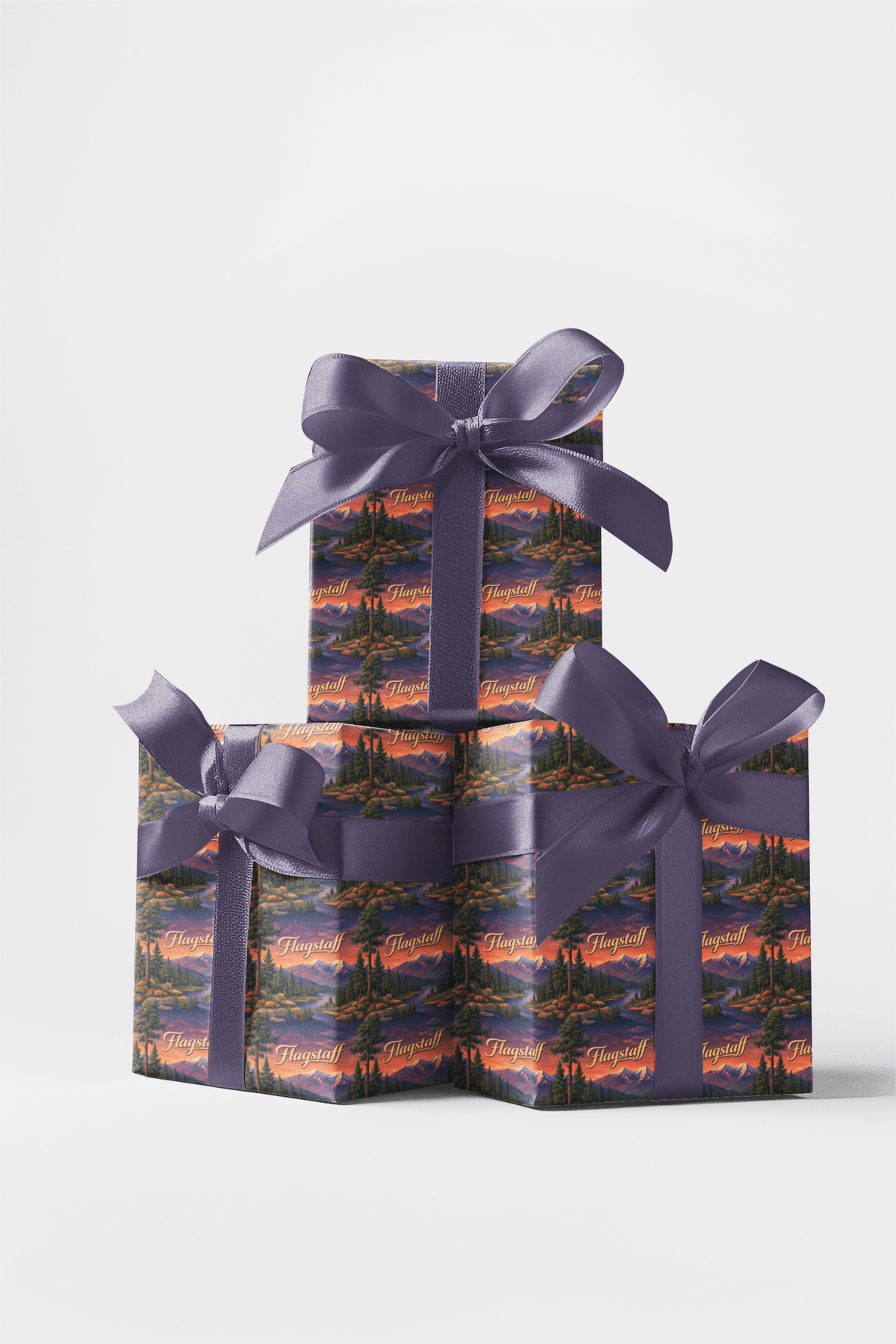 Flagstaff Pine & Peak - London Penny Gift Wrap