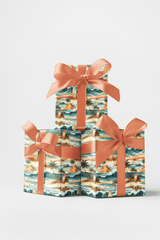 Endless Summer Coastline Wrapping Paper - London Penny Gift Wrap