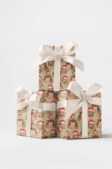 Joy Wrapped in Fur - London Penny Gift Wrap