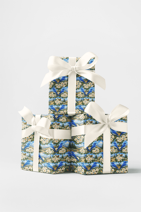 Idaho Flora & Fauna - London Penny Gift Wrap