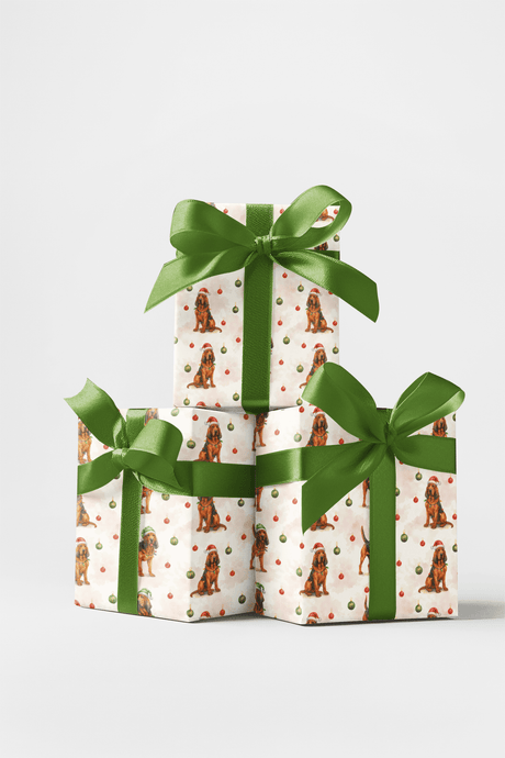 Twinkle Trail Hound - London Penny Gift Wrap