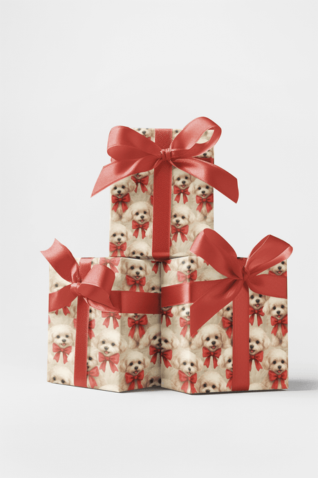 Cotton Drift, Merry Haze - London Penny Gift Wrap