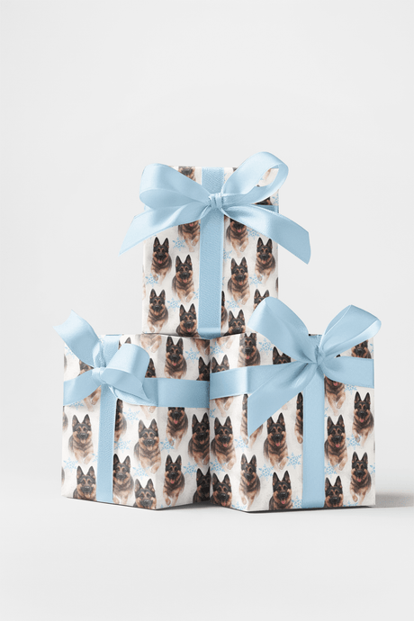Snowflakes & Shepherds - London Penny Gift Wrap