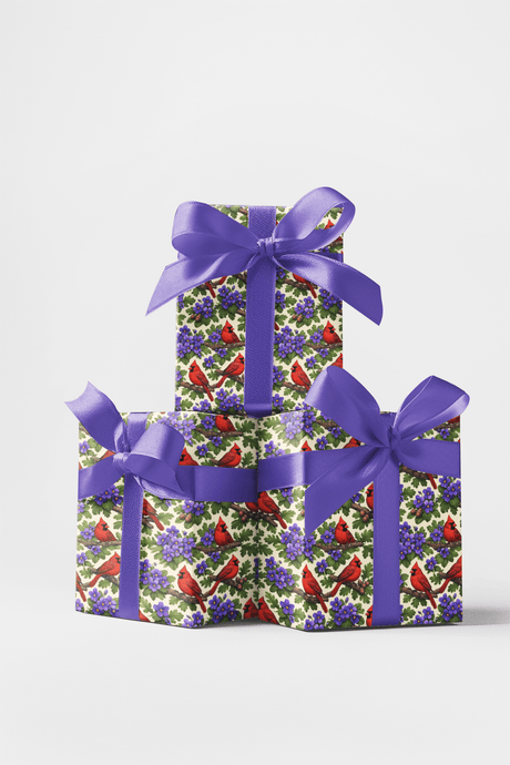 Illinois Flora & Fauna - London Penny Gift Wrap