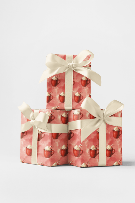 Warm Holiday Sips - London Penny Gift Wrap