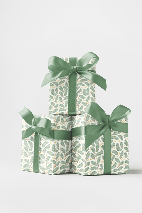 Winter Pine Whispers - London Penny Gift Wrap