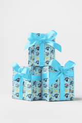 I Love Mom - Blue - London Penny Gift Wrap