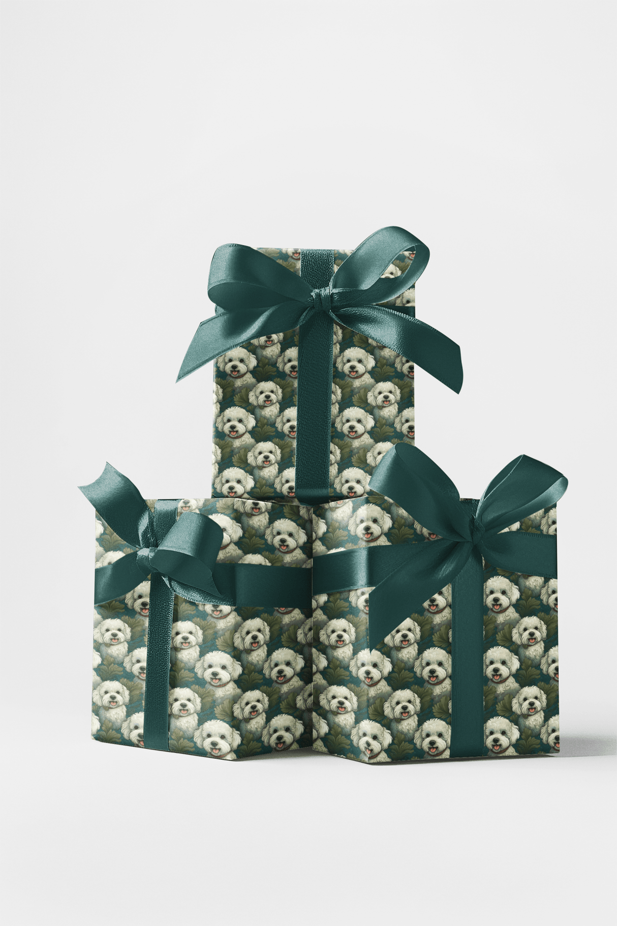 Bichon Bounce - London Penny Gift Wrap