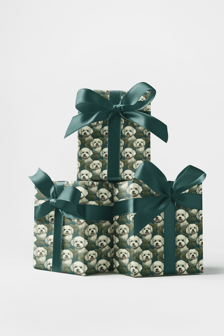 Bichon Bounce - London Penny Gift Wrap