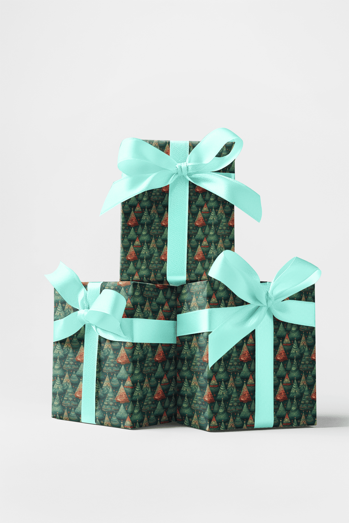 Festive Fir Fiesta - London Penny Gift Wrap