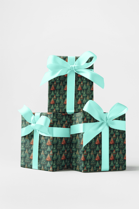 Festive Fir Fiesta - London Penny Gift Wrap