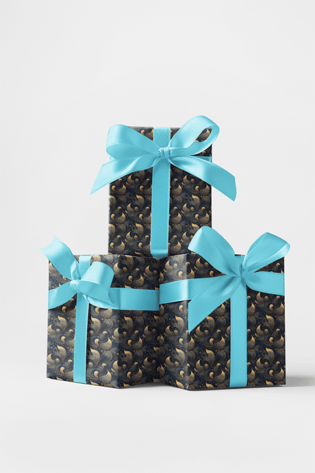 Waves and Whirls - London Penny Gift Wrap