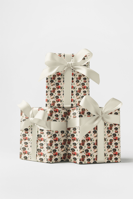 Dashing Dachshunds - London Penny Gift Wrap