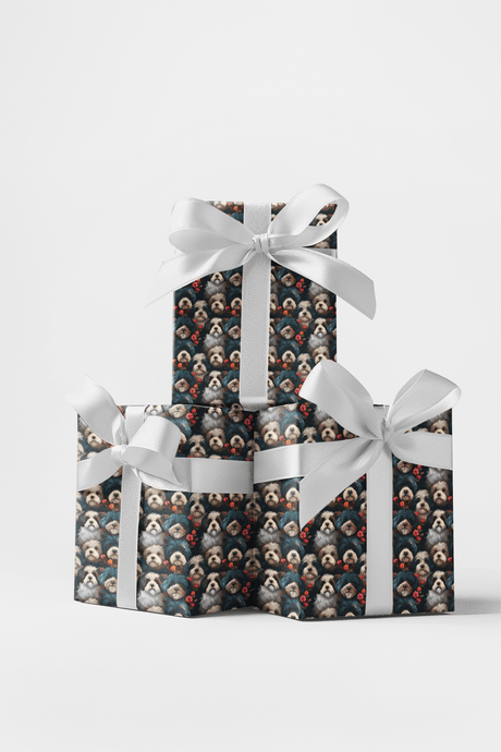 Bichon Frisé Elegance - London Penny Gift Wrap