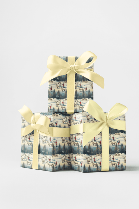 North Pole Nibbles - London Penny Gift Wrap