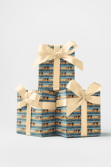 Seaside Doodle Dash - London Penny Gift Wrap