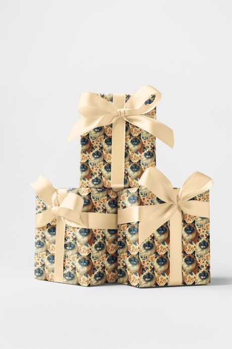 Ragdoll Romp - London Penny Gift Wrap
